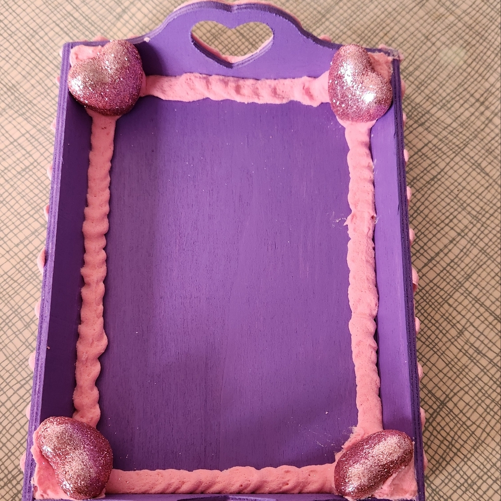 Fake cake trinket tray